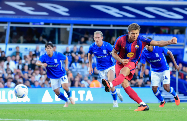 Barcelona, amical dramatic în Birmingham » Tânărul Hamza Abdelkarim a făcut show