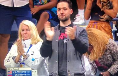 US OPEN 2019 // Alexis Ohanian, soțul Serenei Williams, a „trollat-o” pe Maria Sharapova » Cu ce tricou s-a afișat la meciul direct
