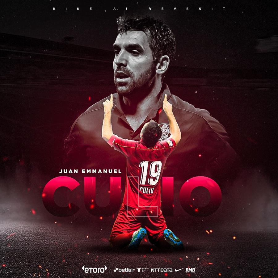 Emmanuel Culio, prezentat la CFR CFR Cluj a prezentat primele 3 transferuri cerute de Dan Petrescu