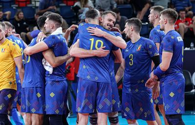 Naționala masculină, prima victorie la Campionatul European! 3-2 dramatic contra Turciei