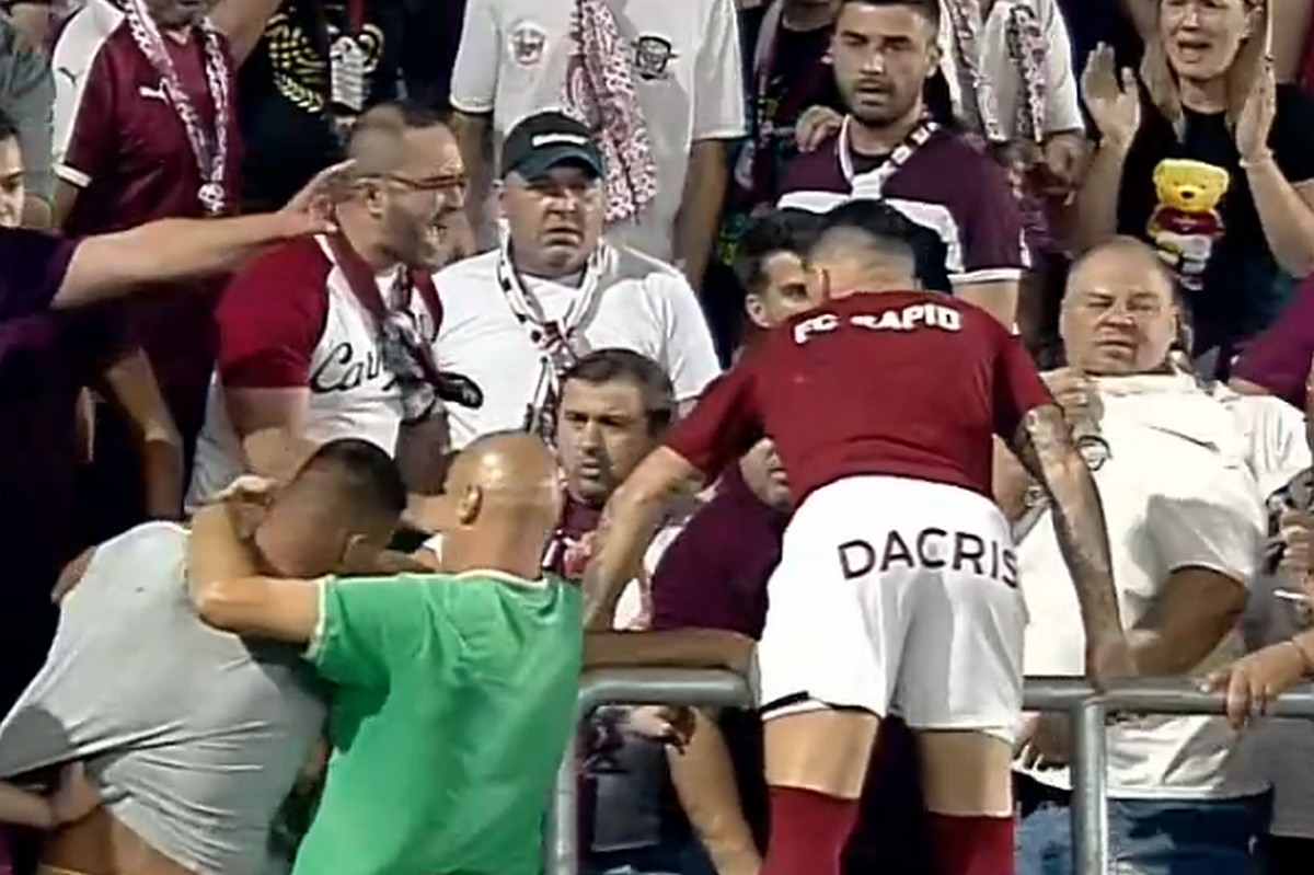 Conflict între fanii Rapidului înaintea derby-ului cu Dinamo