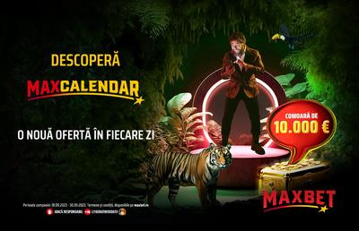 MaxCalendar – Aventura începe pe 1 Septembrie pe MaxBet.ro!