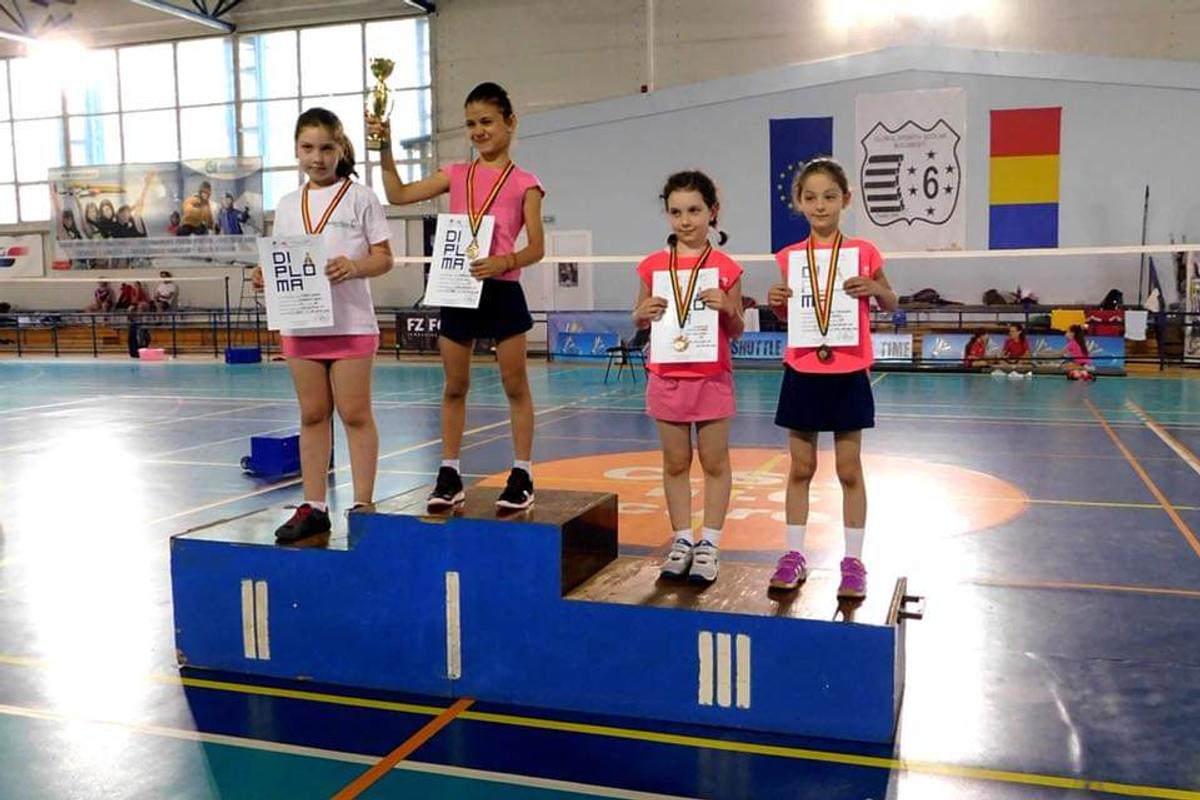 Andreea Costache, una dintre marile promisiuni din badmintonul românesc