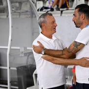Mircea Rednic și Elias Charalambous FCSB - UTA, imagini surprinse în timpul meciului de Raed Krishan / GSP