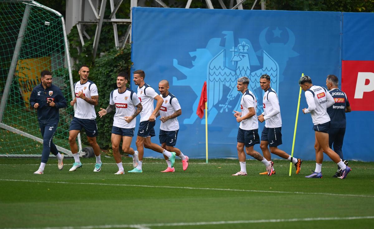 Mircea Lucescu, primul antrenament la naționala României/ foto: Raed Krishan (GSP)