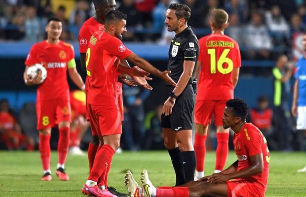 Motiv de scandal! FCSB, fluierată pe „Arc” de arbitrul făcut praf de MM Stoica în urmă cu un an, tot la un meci cu UTA: „Viciere de rezultat!”