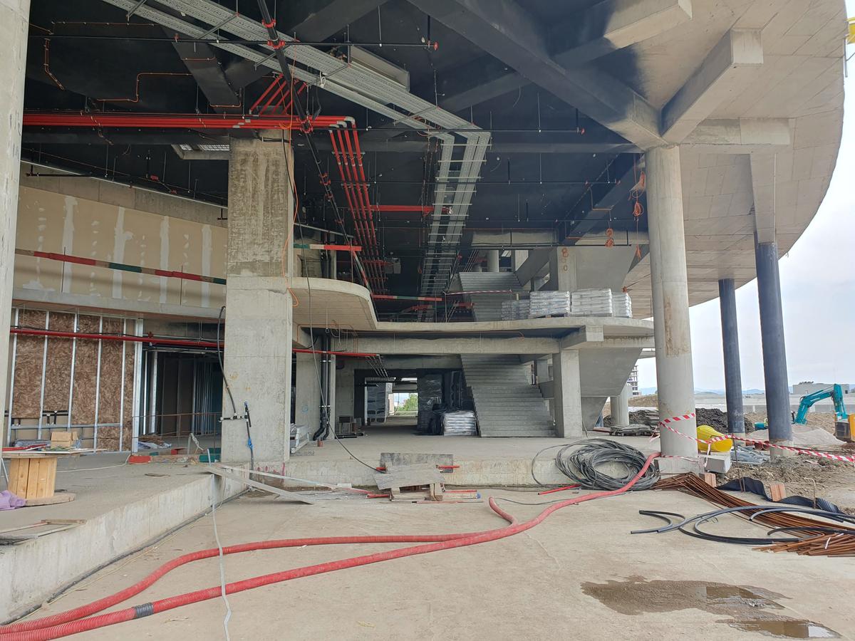 Sala Polivalentă Brașov - șantier august 2025