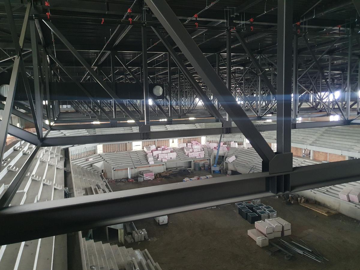Sala Polivalentă Brașov - șantier august 2025