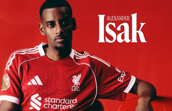 Here we go! Alexander Isak a fost prezentat oficial la Liverpool: „A meritat așteptarea”