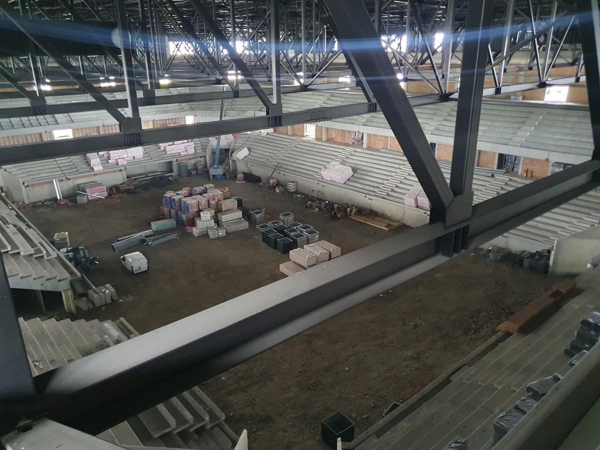 Sala Polivalentă Brașov - șantier august 2025