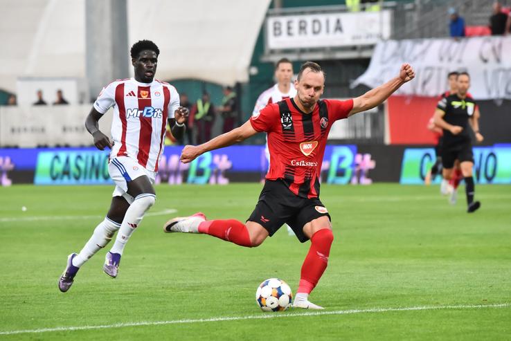 Csikszereda - Oțelul Galați, etapa 8 din Superliga. FOTO: Facebook @FK Csikszereda