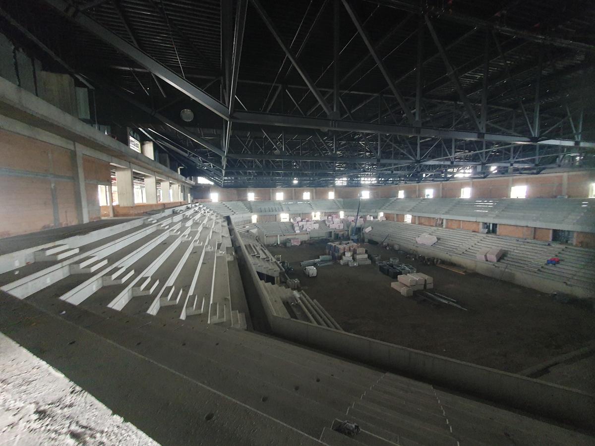 Sala Polivalentă Brașov - șantier august 2025