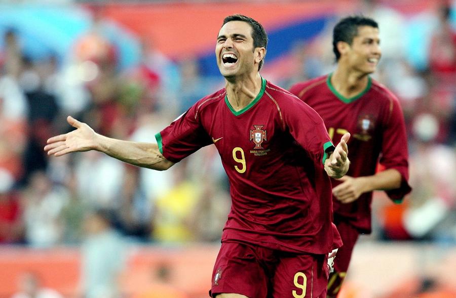 Pauleta, după marcarea unui gol la Campionatul Mondial 2006, în meciul Portugalia - Iran (2-0), jucat la Koln. Foto: Imago „Vulturul din Azore”, primul star modern al lui PSG, revine pe gazon la Legends Charity Game » Cu ce se ocupă acum Pauleta