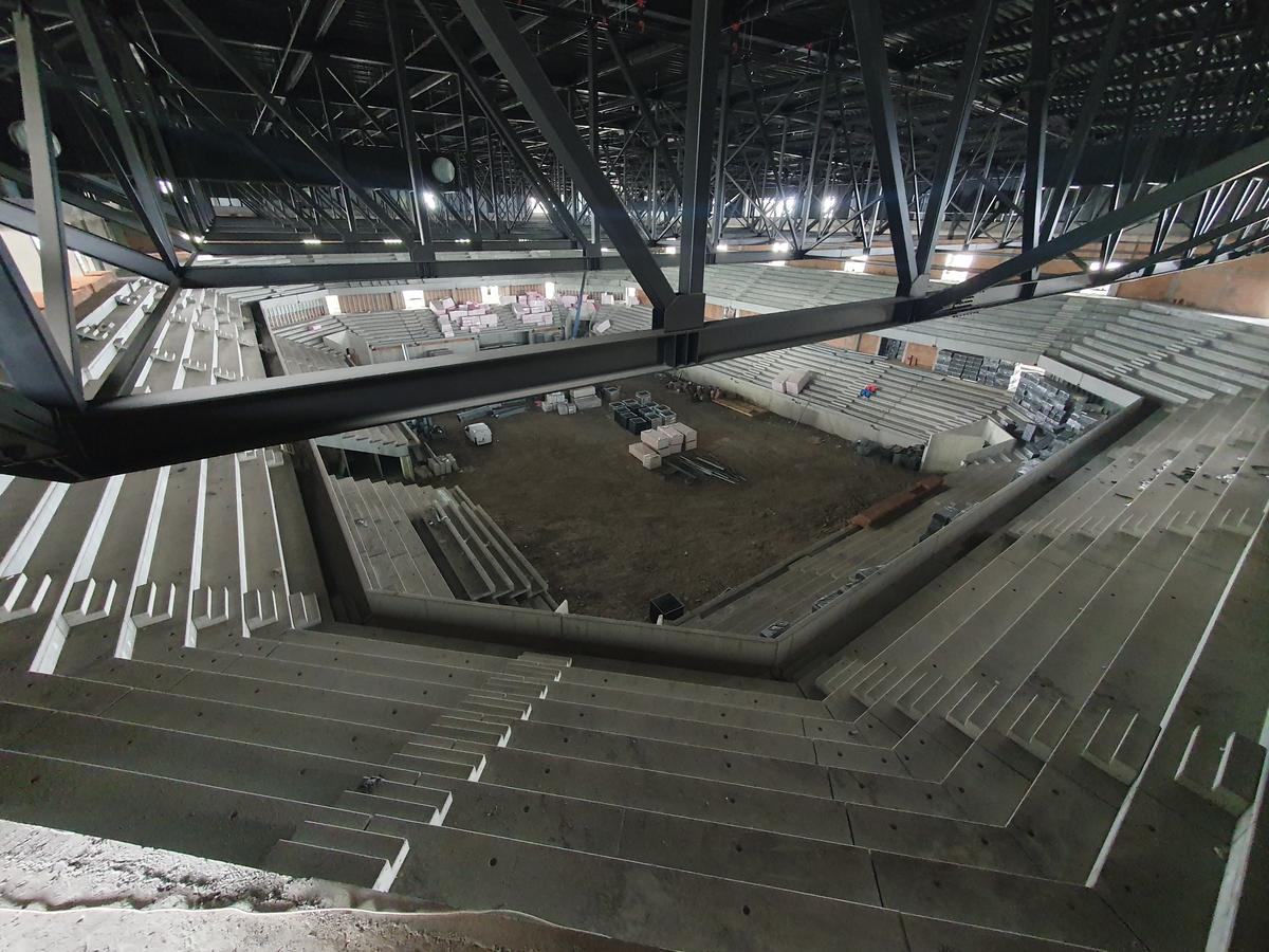Sala Polivalentă Brașov - șantier august 2025