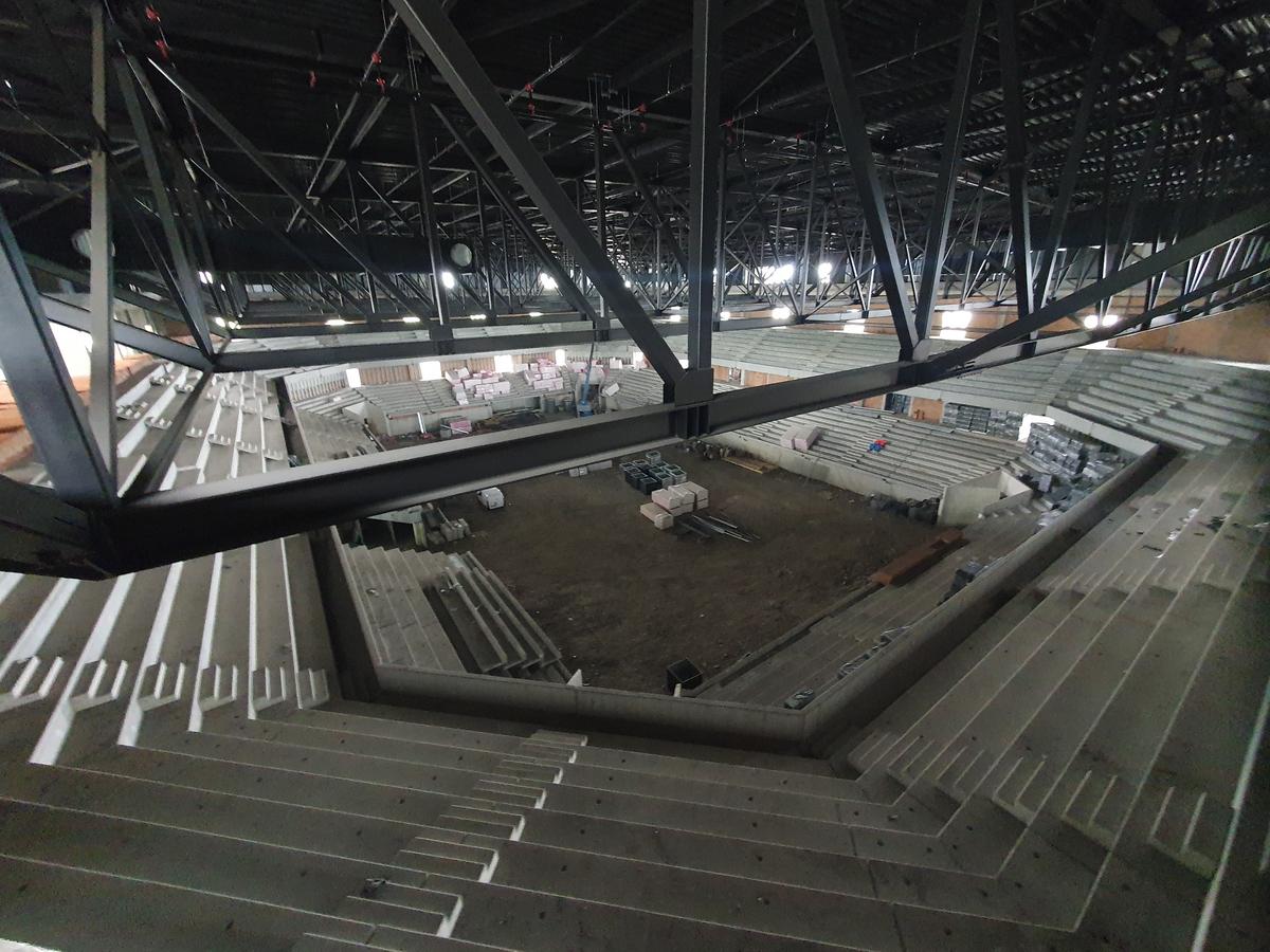 Sala Polivalentă Brașov - șantier august 2025