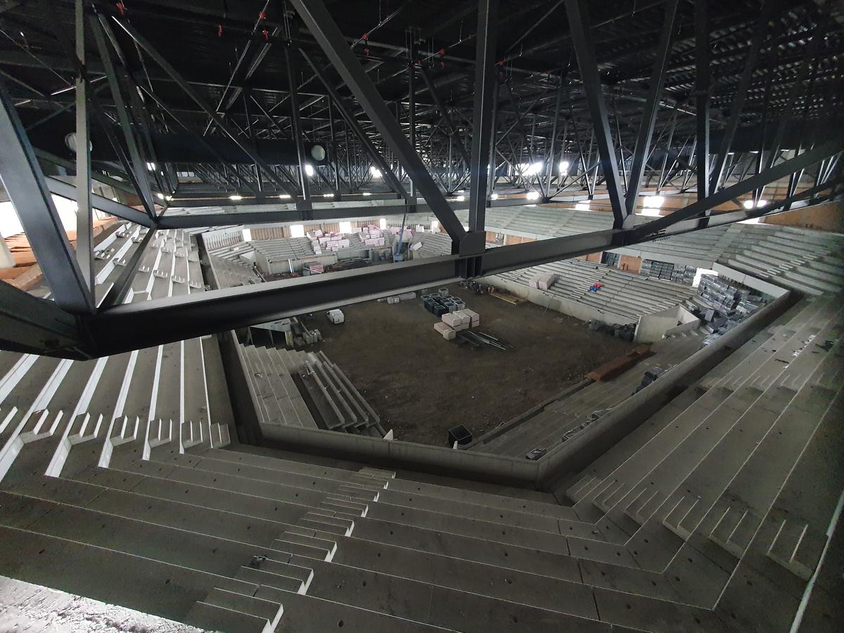 Sala Polivalentă Brașov - șantier august 2025