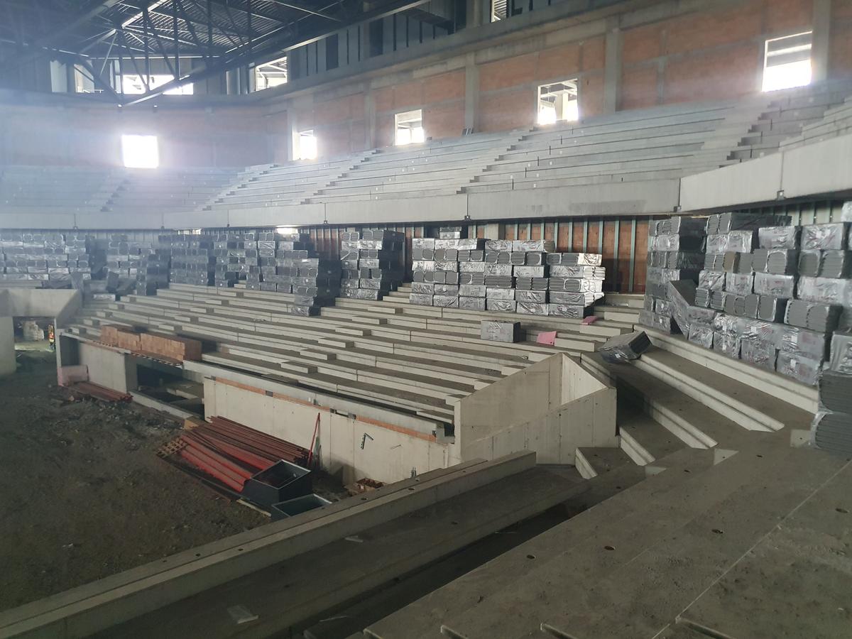 Sala Polivalentă Brașov - șantier august 2025