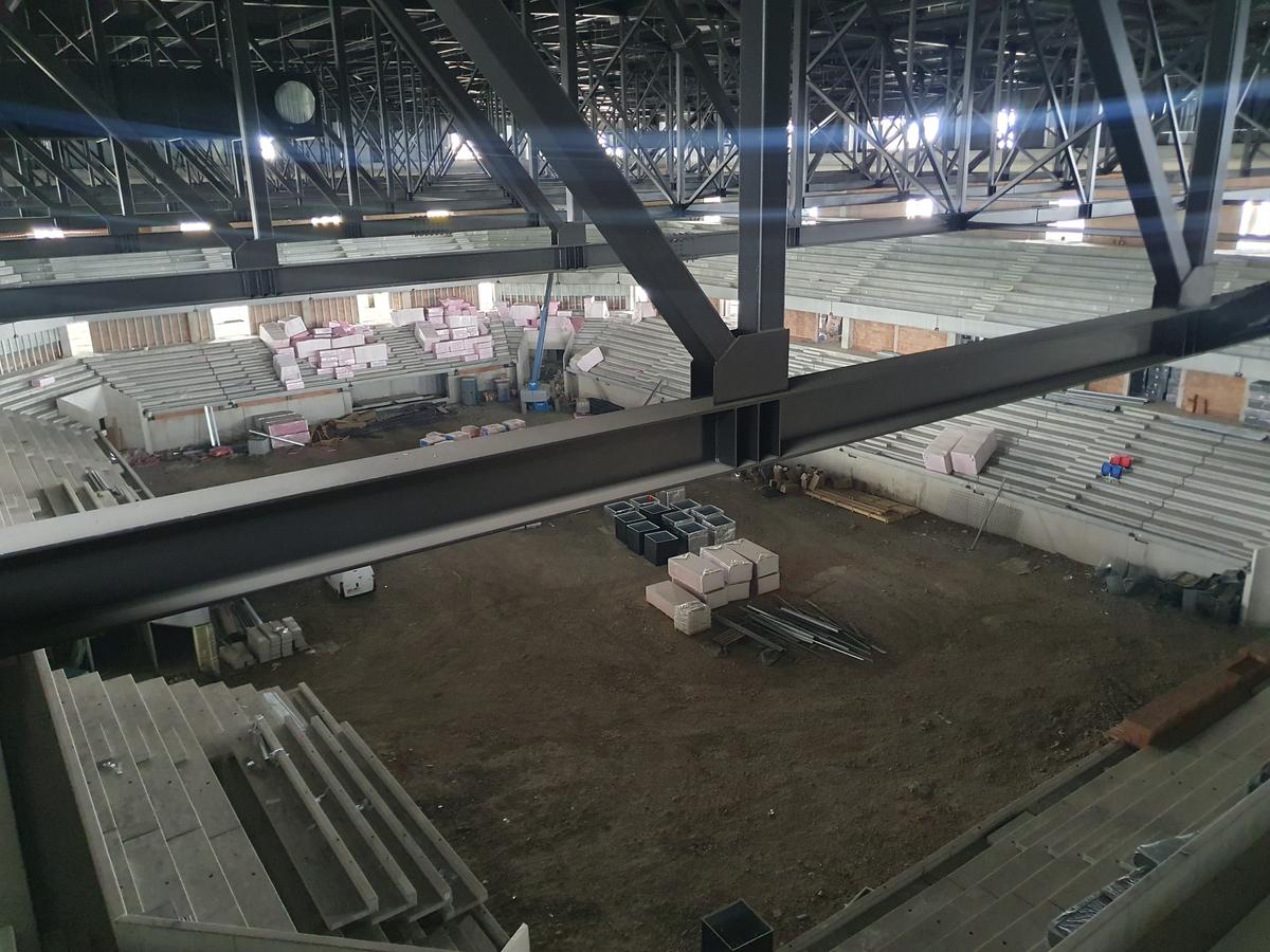 Sala Polivalentă Brașov - șantier august 2025