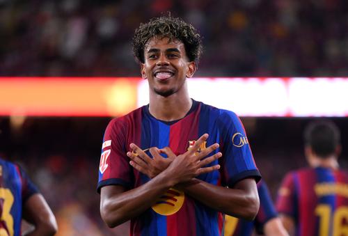 Lamine Yamal a marcat o dublă în Barcelona – Rayo Vallecano // FOTO: Guliver/GettyImages