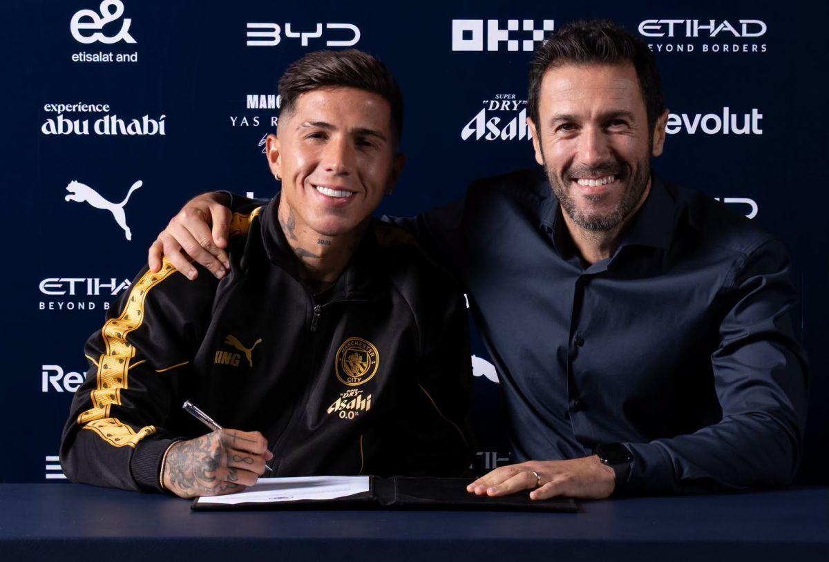 Enzo Fernandez, prezentat la Manchester City
