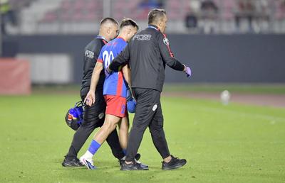 Mai joacă fotbal?! Încă o accidentare serioasă pentru Dennis Politic: „Au venit rezultatele de la RMN”