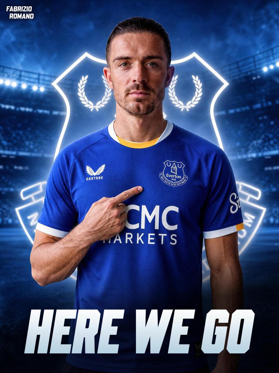 Jack Grealish (30 de ani), la Everton / FOTO: X Deadline Day în Europa: ultimele ore de mercato, mutări spectaculoase și negocieri pe repede-înainte