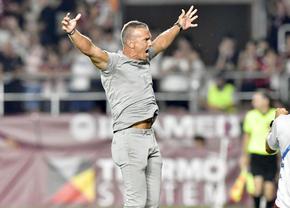 „Aoleu, cât de dur ești!” » Rusescu l-a surprins până și pe Mironică: „Rapid are doar doi fotbaliști”