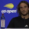 Stefanos Tsitsipas la conferința de presă FOTO captură YouTube