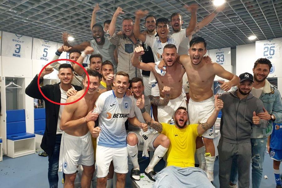 FOTO Craiova a reușit un transfer de marcă: Goran Zakaric! Poza din vestiar i-a dat de gol pe olteni