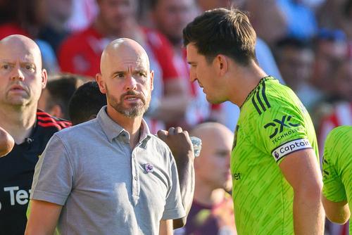 Erik ten Hag și Harry Maguire, Foto: Imago Images