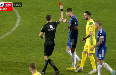 Debut horror în Liga 1! A fost eliminat la 5 minute de la intrarea pe teren