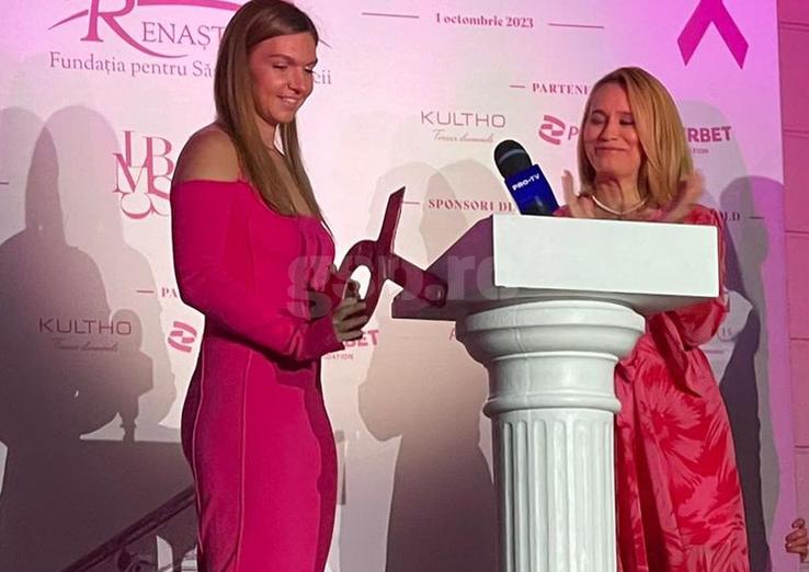 Simona Halep, la evenimentul de la „Casa Mița Biciclista” / foto: Vlad Nedelea (GSP)