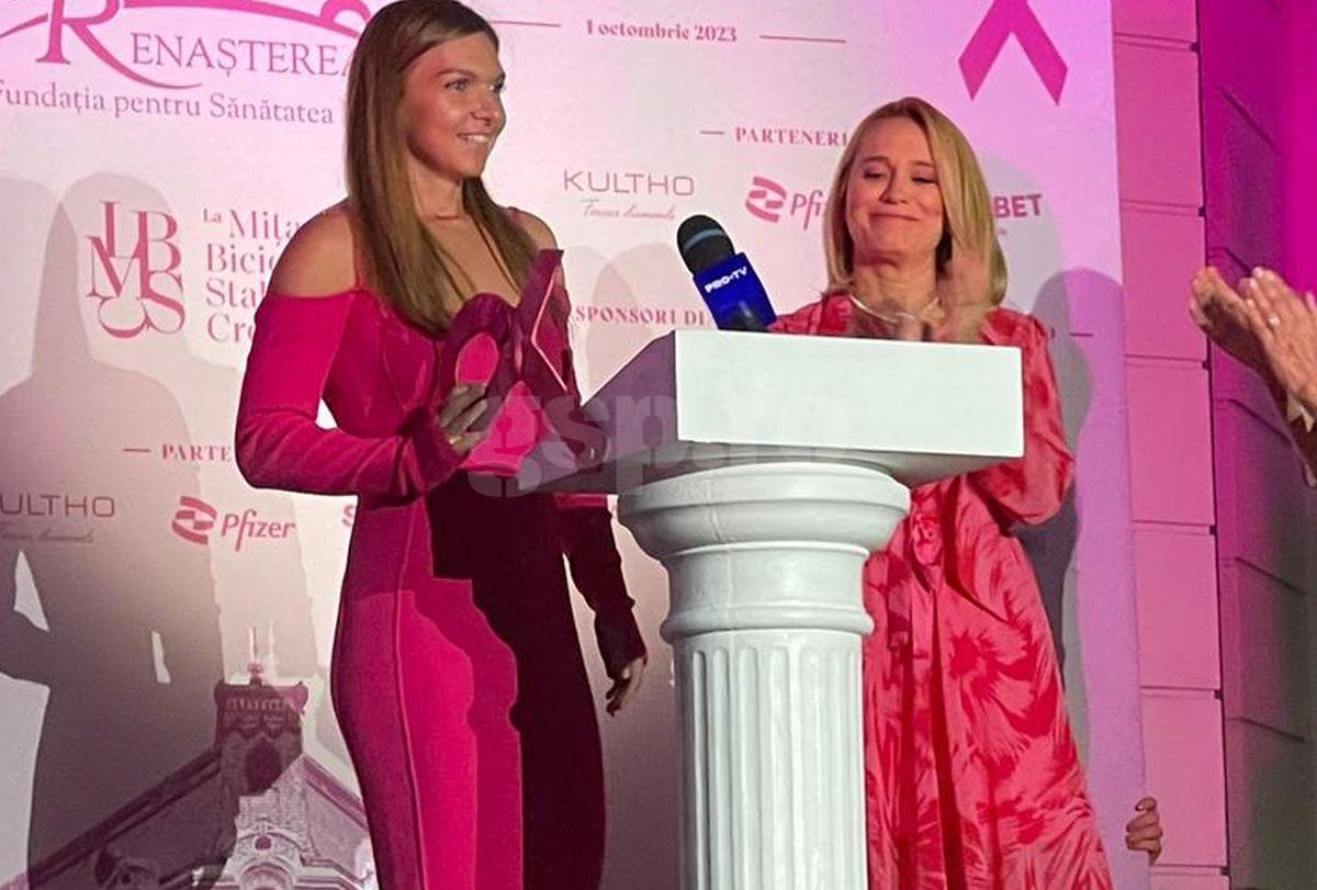 Simona Halep, apariție elegantă la evenimentul de la „Casa Mița Biciclista”