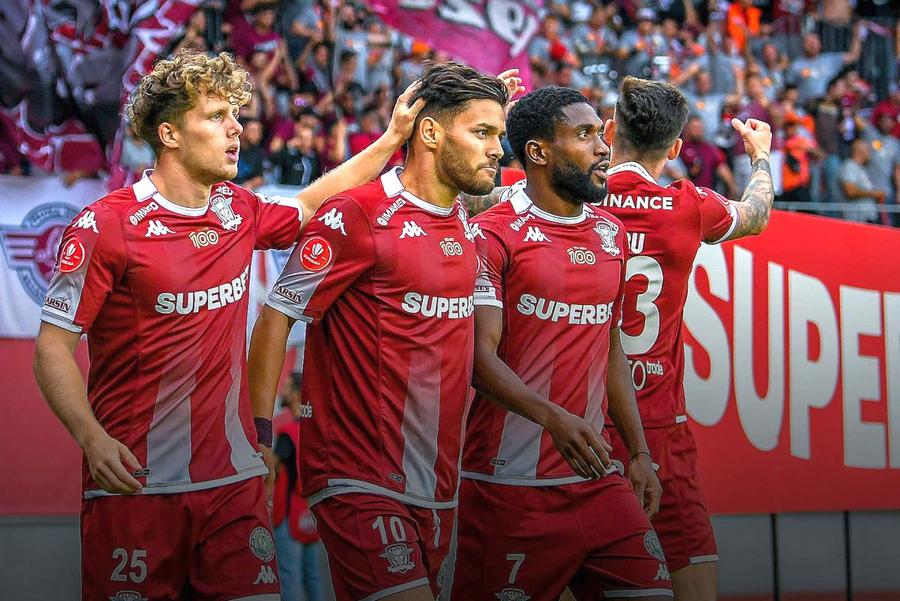 Alexandru Ioniță a deschis scorul după doar 3 minute la Sibiu / Sursă foto: Facebook@ Rapid Rapid pleacă doar cu un punct de la Sibiu » Hermannstadt a dominat repriza a doua și putea să dea lovitura în final!