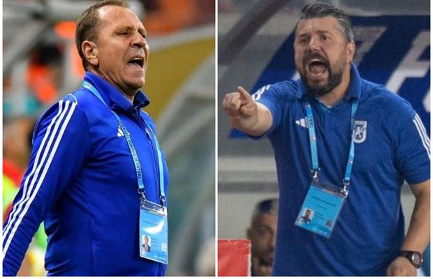 Scene comice la Cluj » Antrenorii lui FCU Craiova se plângeau simultan în direct: „Totul parcă a fost împotriva noastră!”
