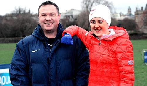 Andrew Young și Laura Muir Foto: Mark Shearman