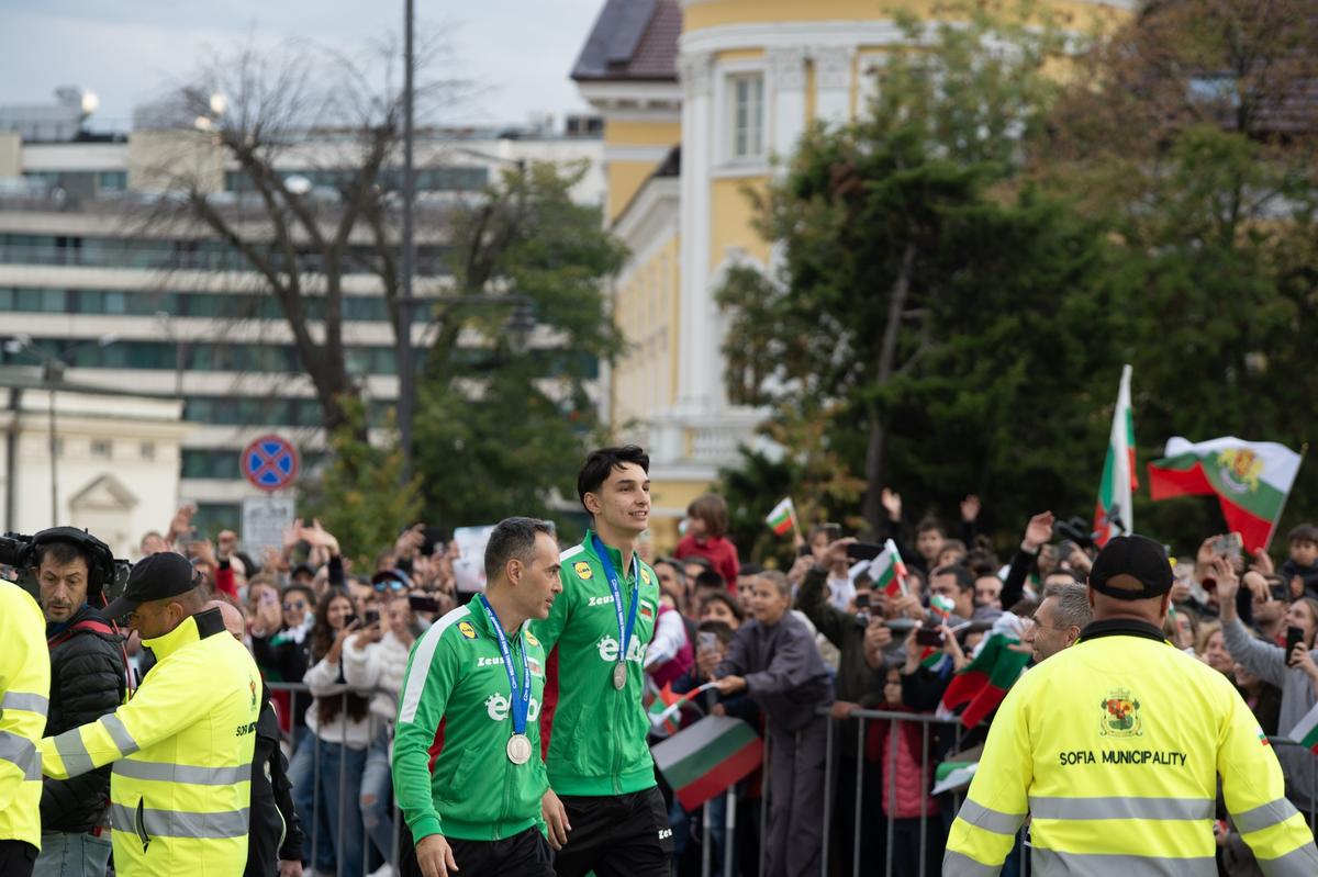 Voleibaliștii bulgari, primiți ca niște eroi după medalia de argint de la Campionatul Mondial