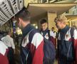 Sosire Genoa la București, amical Rapid