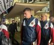 Sosire Genoa la București, amical Rapid