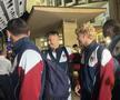 Sosire Genoa la București, amical Rapid