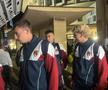 Sosire Genoa la București, amical Rapid