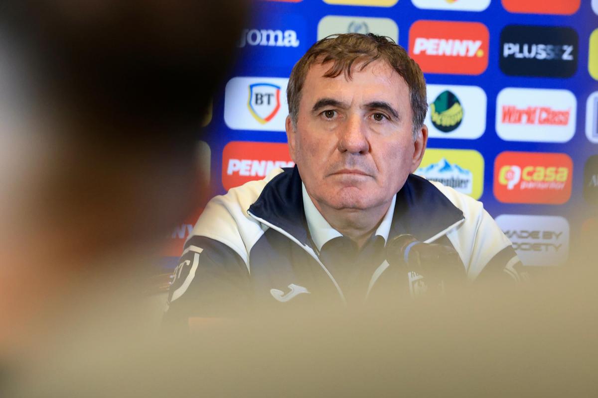 Conferință de presă Gheorghe Hagi și Radu Drăgușin, înainte de Polonia - România / FOTO: Ionuț Iordache (GSP.ro)