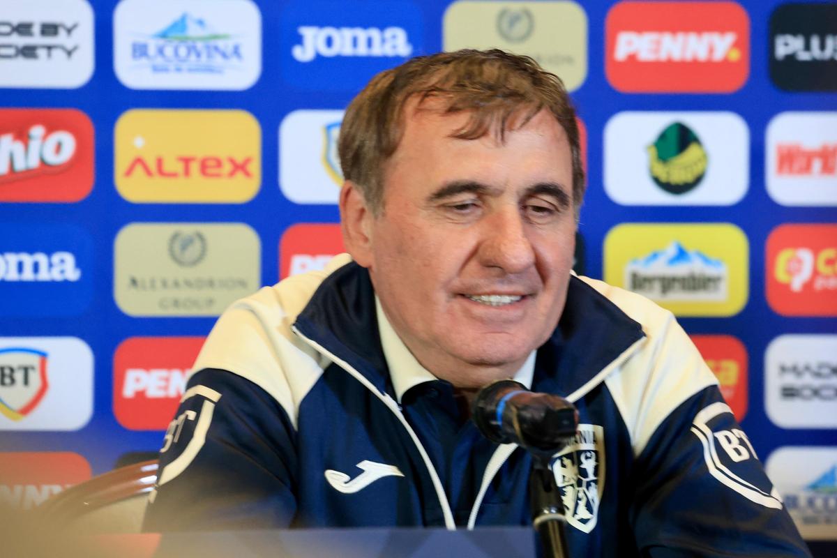 Conferință de presă Gheorghe Hagi și Radu Drăgușin, înainte de Polonia - România / FOTO: Ionuț Iordache (GSP.ro)