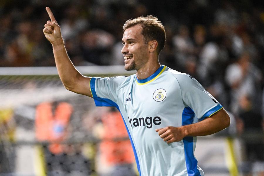 Darius Olaru, după primul gol în tricoul lui Royale Union Saint-Gilloise // foto: imago images Belgienii l-au analizat pe Darius Olaru: „Nu are parte de un început ușor de sezon”