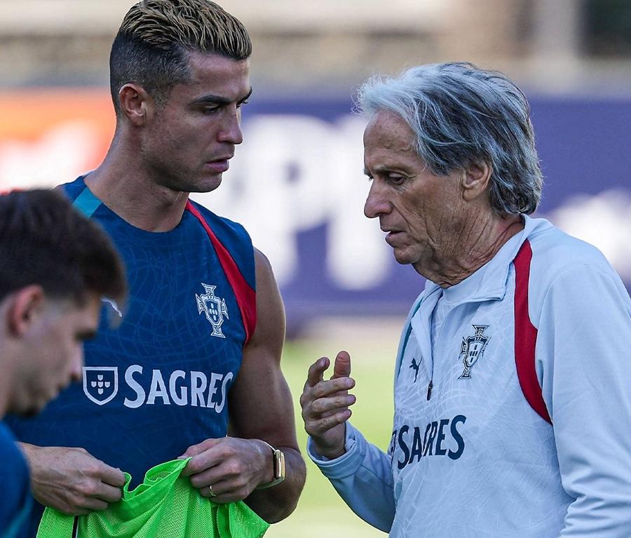Cristiano Ronaldo a refuzat dialogul cu Jorge Jesus // foto: instagram @portugal Cursă ca în filme pentru „recuperarea” lui Cristiano Ronaldo » Selecționerul și președintele au gonit pe străzile din Copenhaga: ce a decis starul