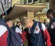 Sosire Genoa la București, amical Rapid