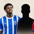 Universitatea Craiova vrea să transfere un jucator din Superliga. Schimbul Boutoutaou (dreapta) - Nsimba (stânga) va fi afectat de această mutare // foto: Fotomontaj GSP realizat cu ajutorul inteligenței artificiale