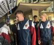 Sosire Genoa la București, amical Rapid