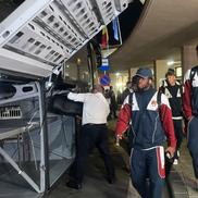 Sosire Genoa la București, amical Rapid