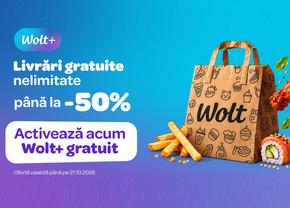 Tu alegi meciul, Wolt aduce ofertele: reduceri exclusive și abonamente Wolt+ gratuite